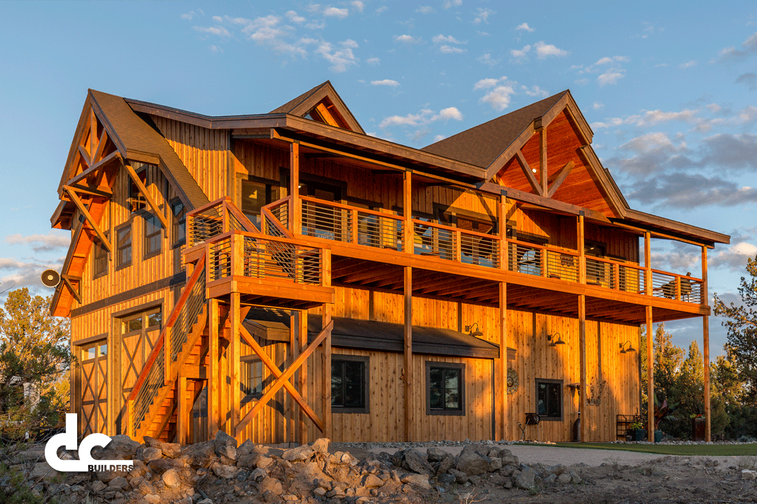 Bend-OR-Custom-Barn-Home91 Post and Beam Garage With Living Quarters in Bend, Oregon