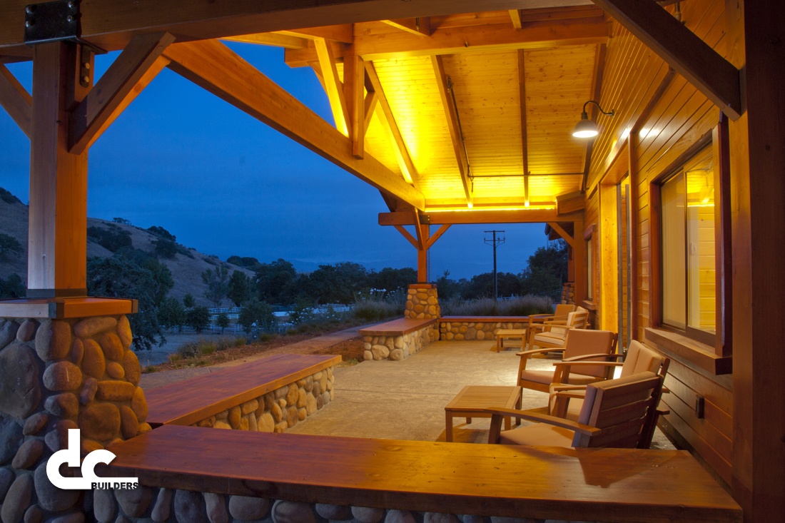 This luxury horse barn was custom built by DC Builders in Santa Ynez, California.