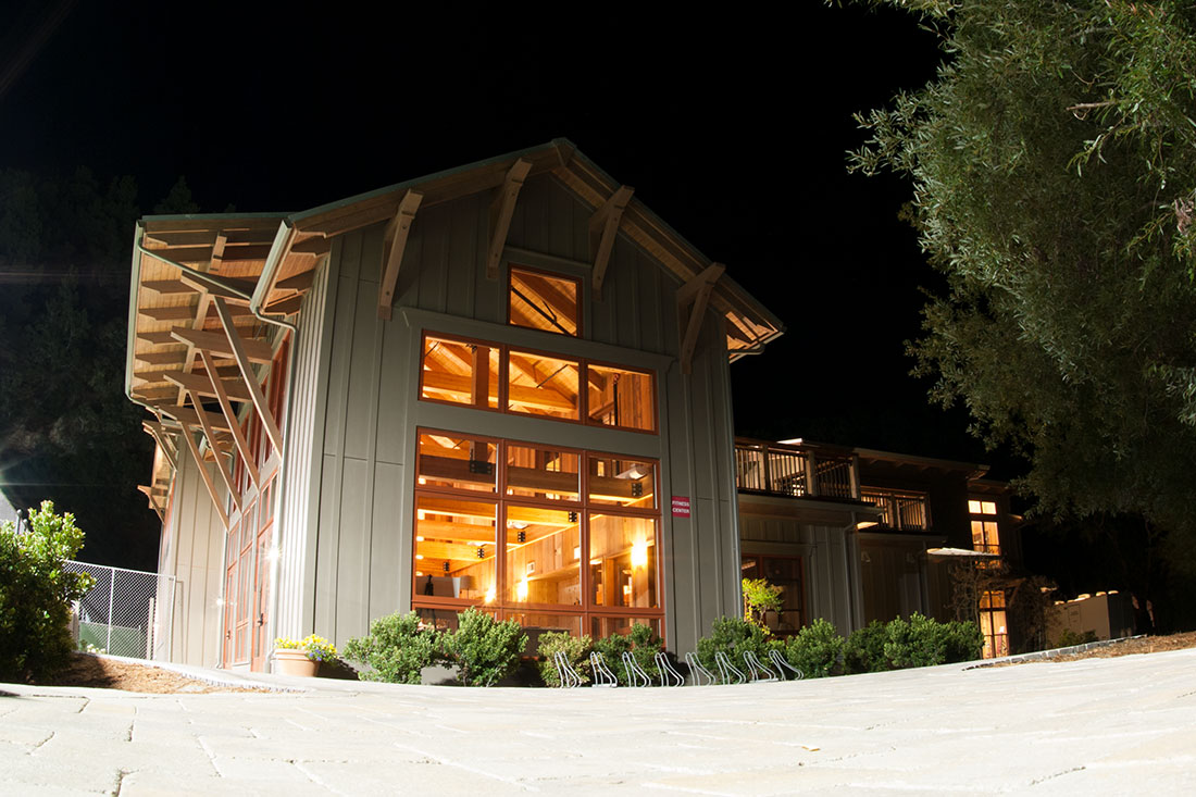 This custom athletic facility was built by DC Builders in Caramel Valley, California.