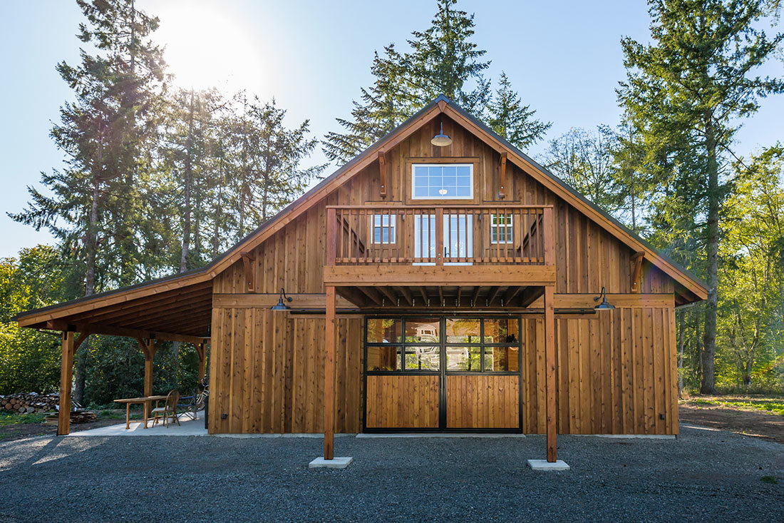 This one of a kind party barn was custom built by DC Builders in Damascus, Oregon.