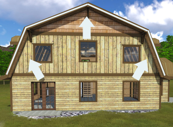 DC Builders specializes in gambrel style barn construction.