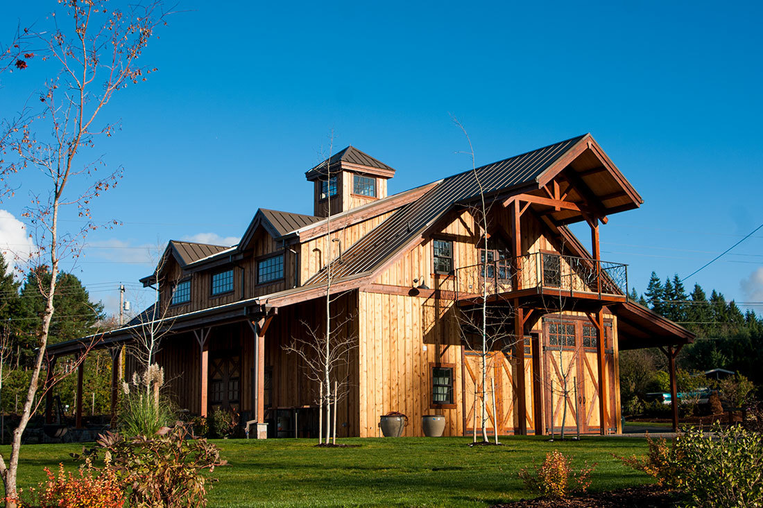This apartment barn in Sandy, Oregon was custom designed and built by DC Builders.