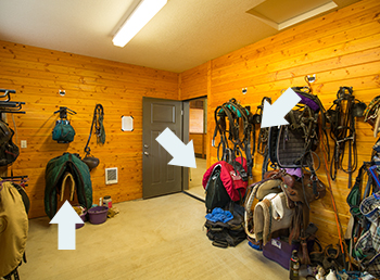 DC Builders specializes in tack room construction.