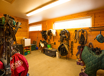 DC Builders specializes in custom tack room construction.