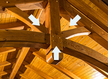 DC Builders specializes in timber frame construction.