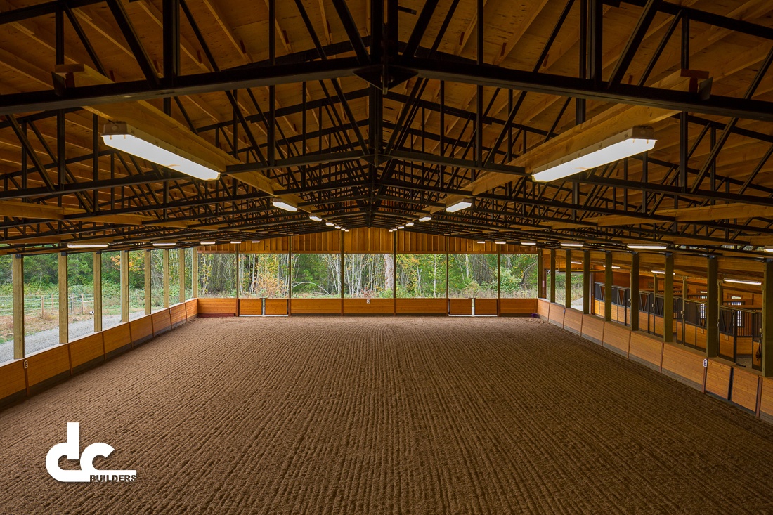 This custom riding area from DC builders has all the space you could ever need,