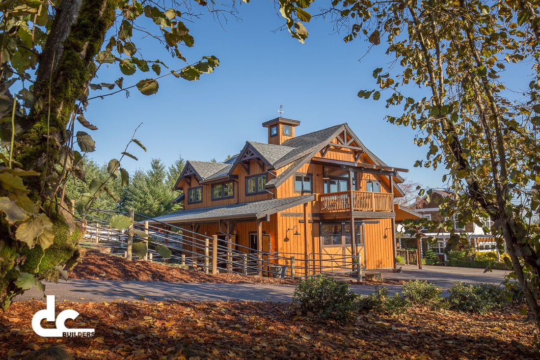 This barn home in Cornelius, Oregon was custom built by DC Builders.