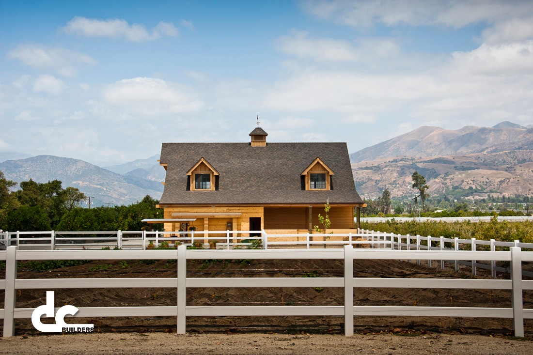 This custom barn home was built by DC Builders in Fillmore, California.