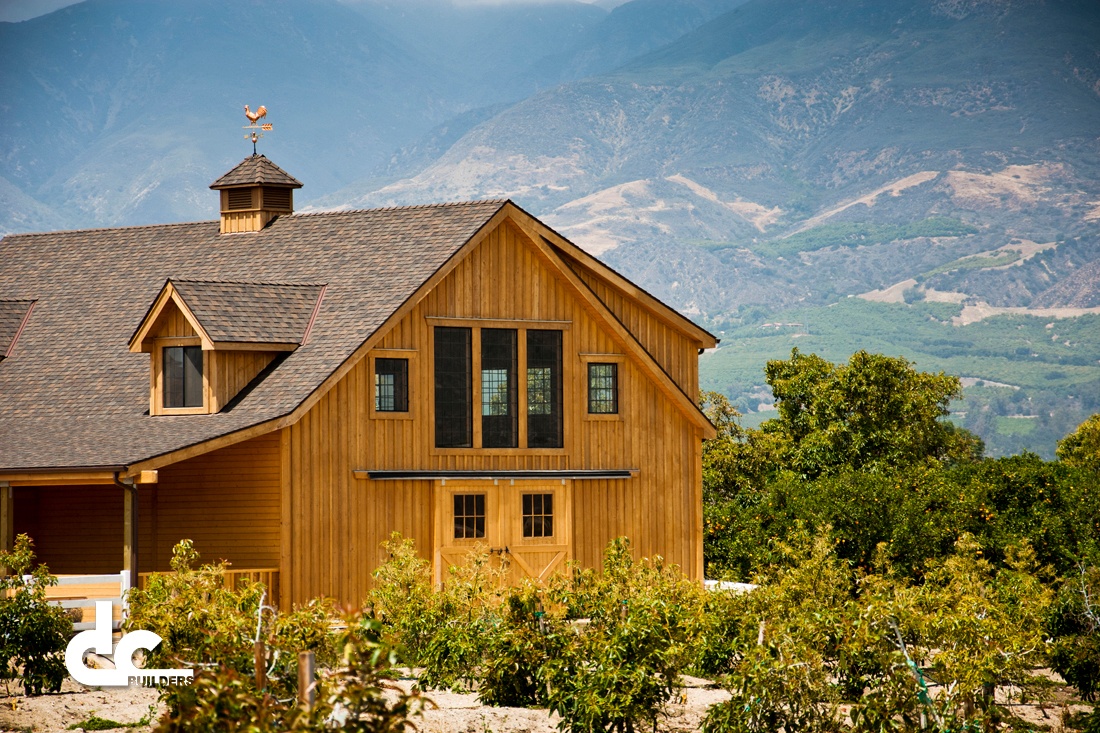 This custom car barn in Fillmore, California was custom built by DC Builders.