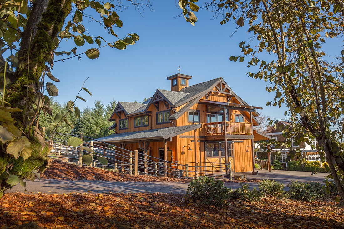 This apartment barn in Cornelius, Oregon was designed and built by DC Builders.