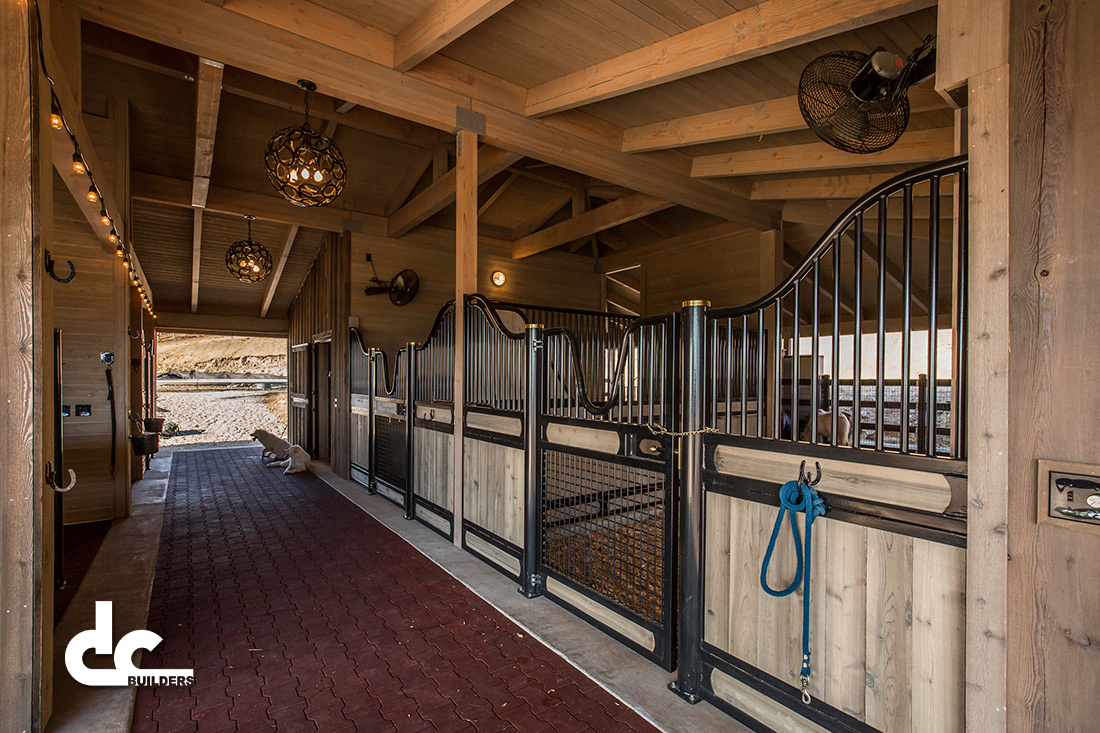 These custom horse stalls in San Martin, California is just one example what DC Builders can do.