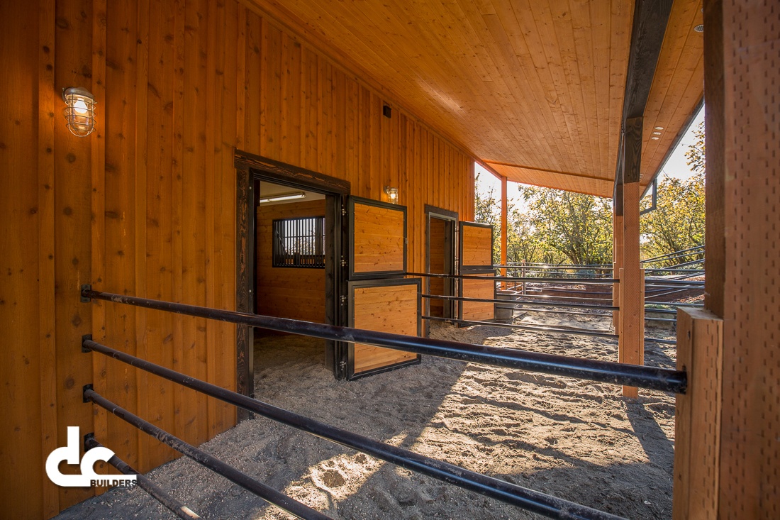 Your horses will love stalls like these in Cornelius, Oregon.