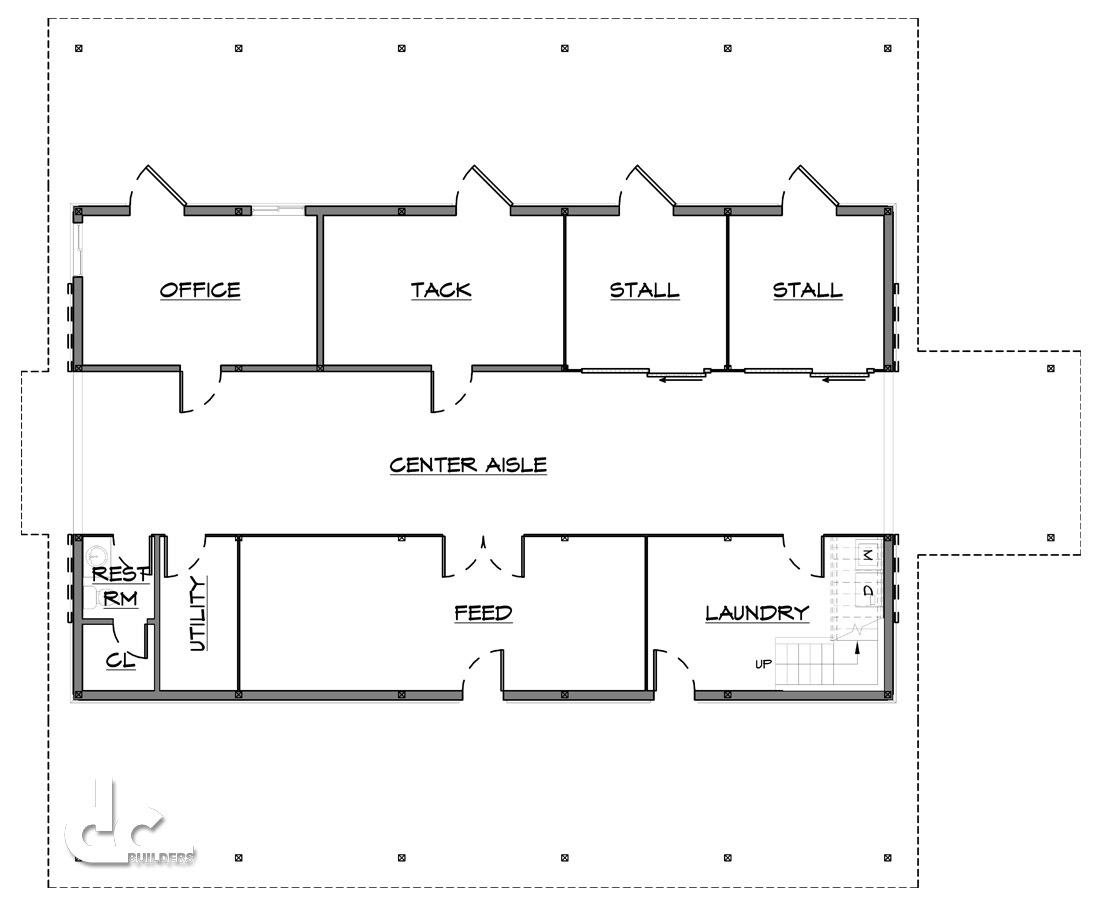 small barn floor plans