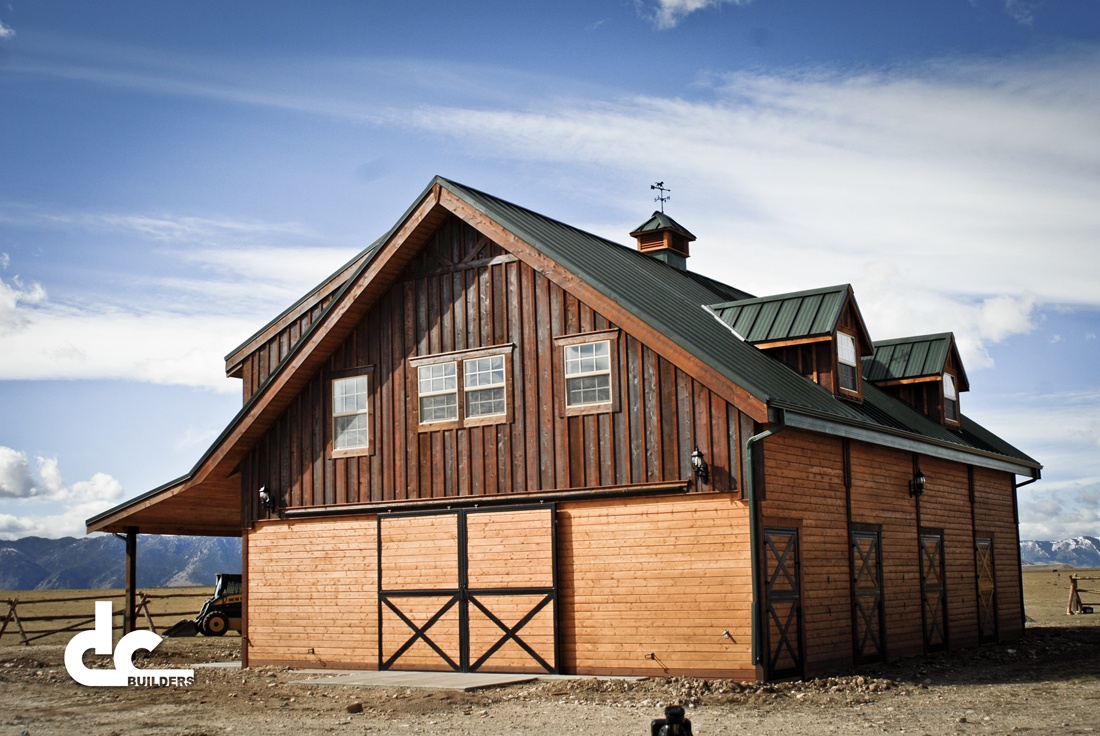 This apartment barn in Laramie, Wyoming was custom built by DC Builders.