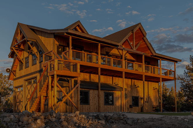 This custom barn home was built by DC Builder in Bend, Oregon.