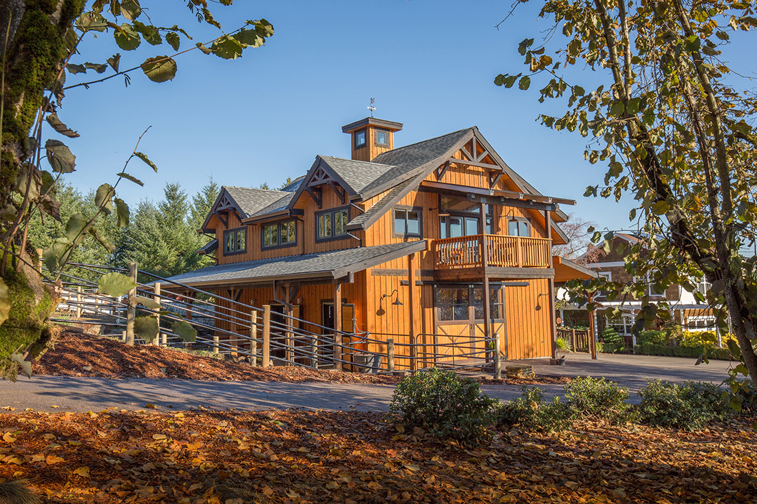 This apartment barn in Cornelius, Oregon was custom built by DC Builders.
