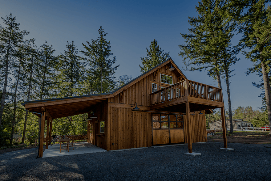 This custom party barn is the perfect place to gather with family and friends.