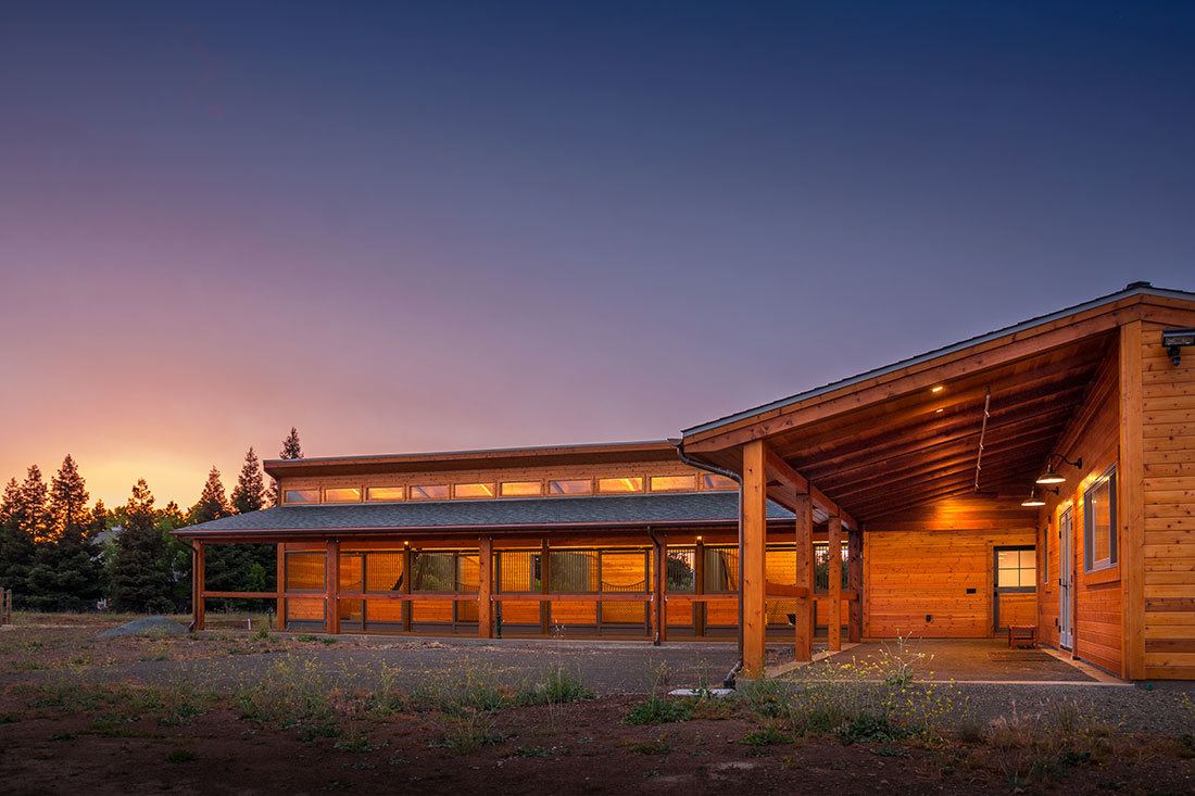 Shed row barns are the perfect barn for properties in Hawaii.