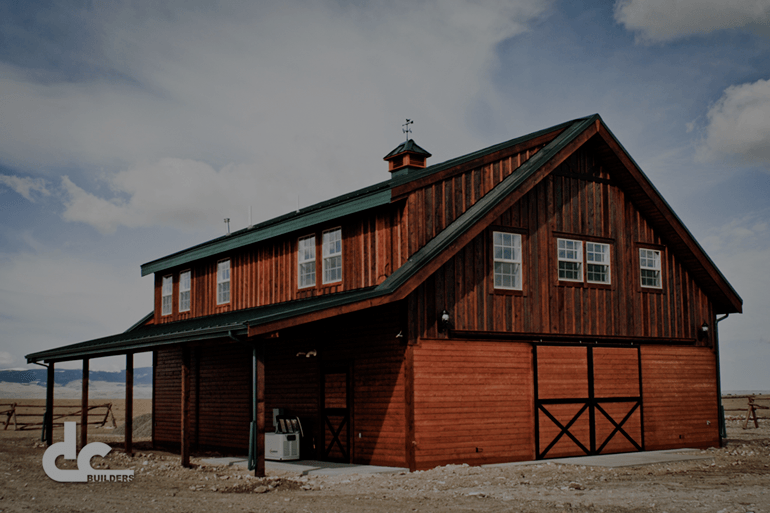 This barn in Laramie, Wyoming is tough enough to withstand any season.