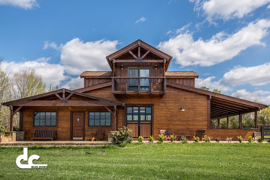 This stunning equestrian facility was built in Burlington, North Carolina.