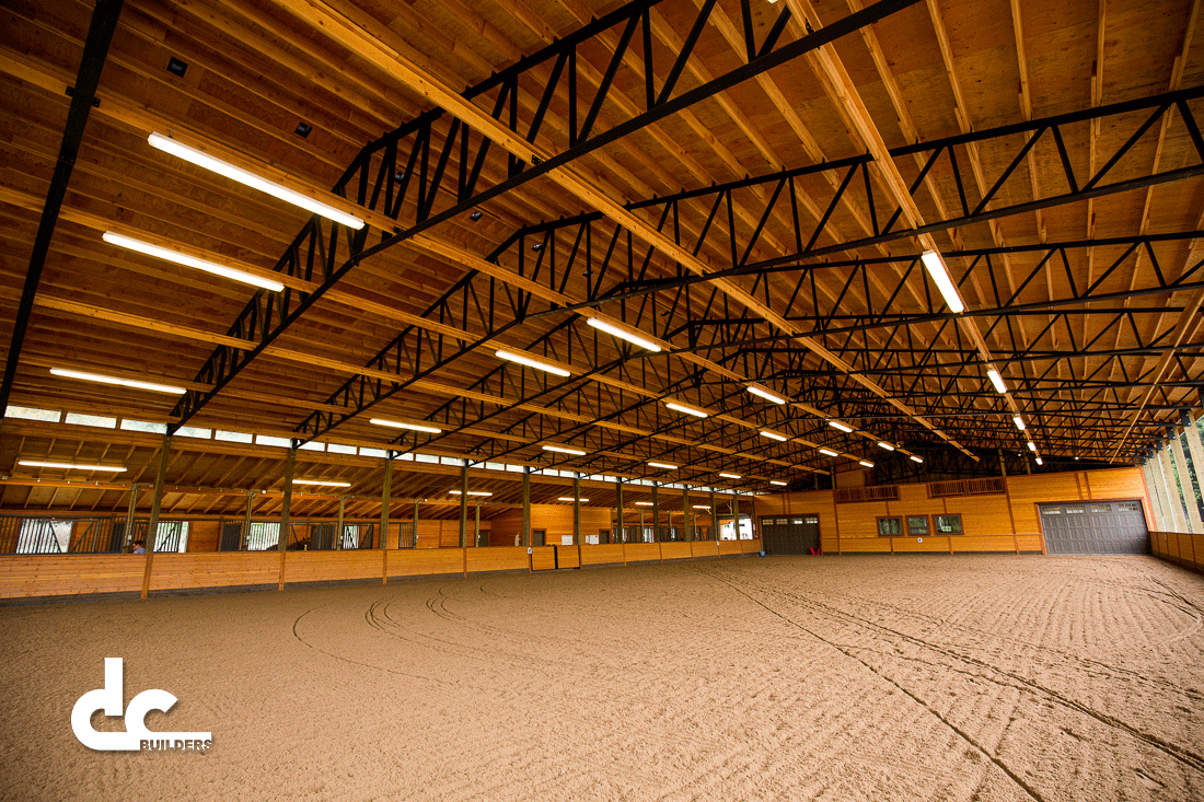 This covered riding are and equestrian facility in Oregon City has everything your horses need and more.