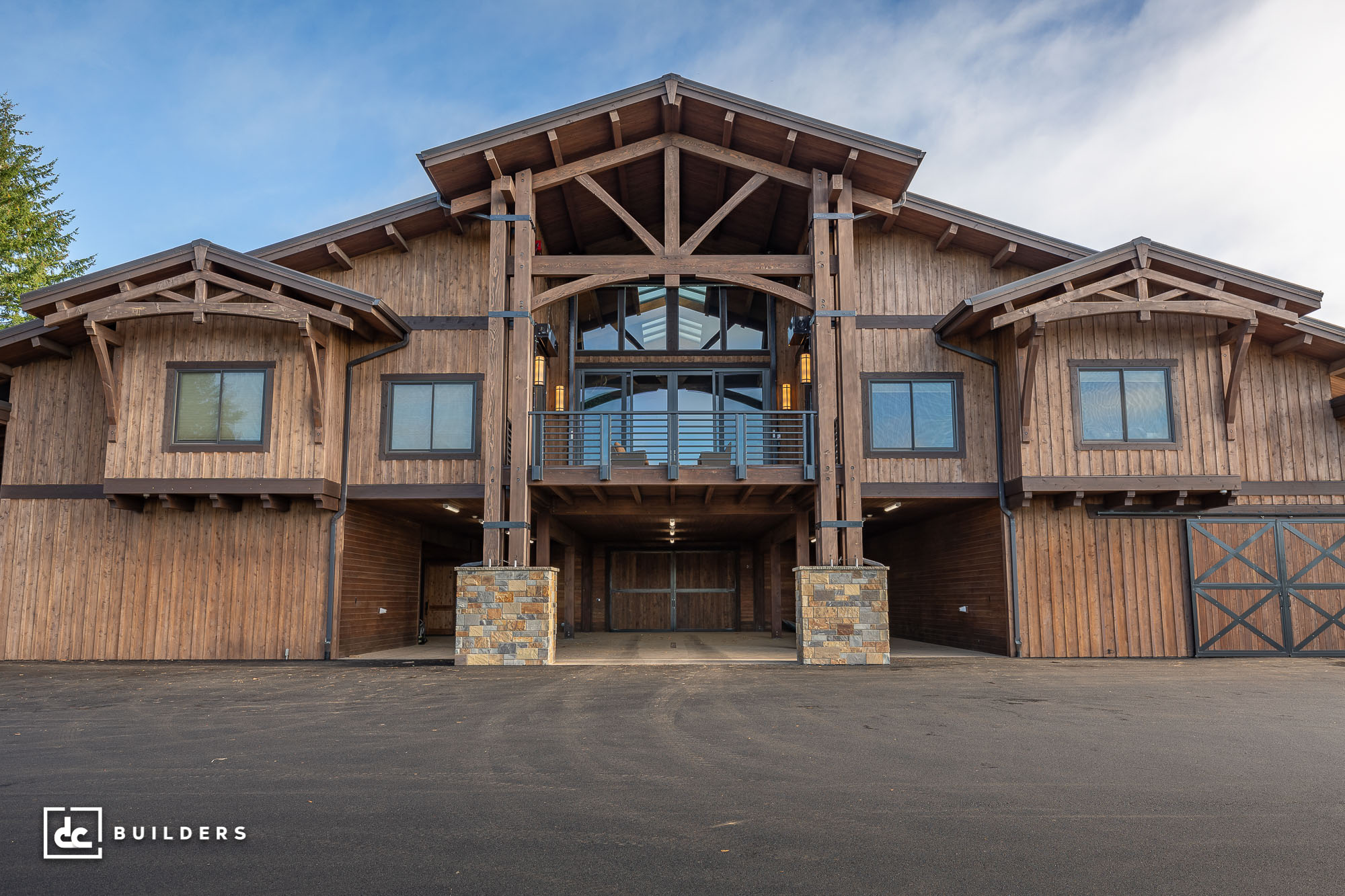 Log Horse Barn  Horse barn ideas stables, Horse barn, Horse barns