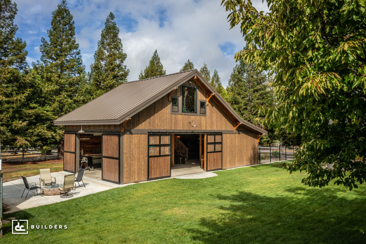 Granite Bay Backyard Barn DC Builders