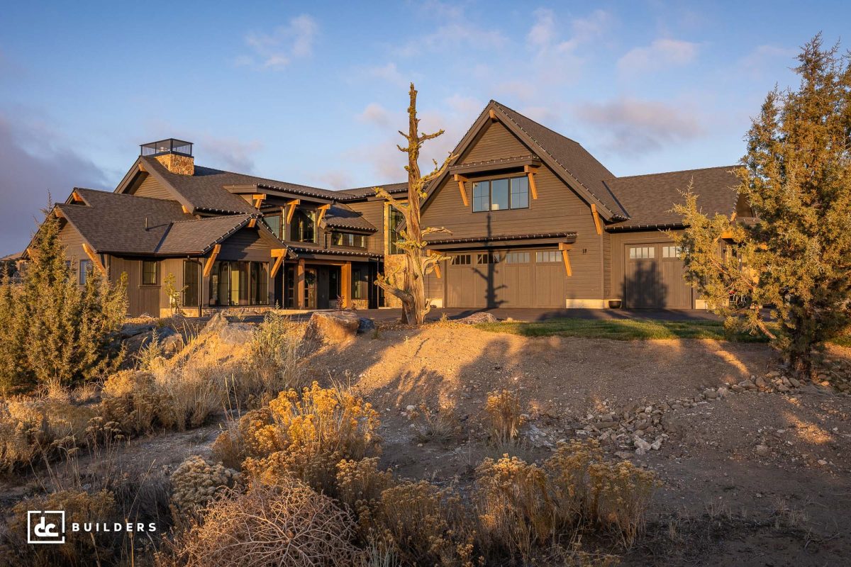 modern home in the high desert region of bend, oregon