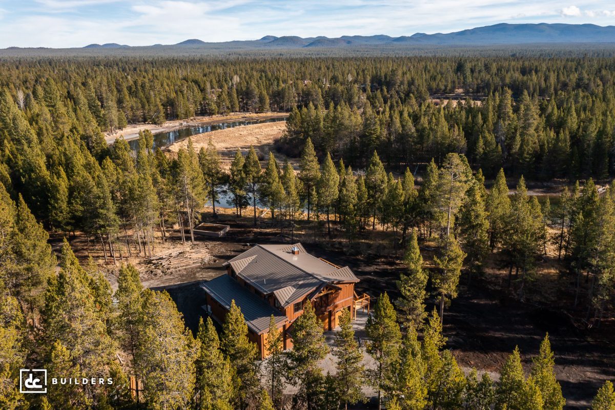 aerial view of bend, oregon