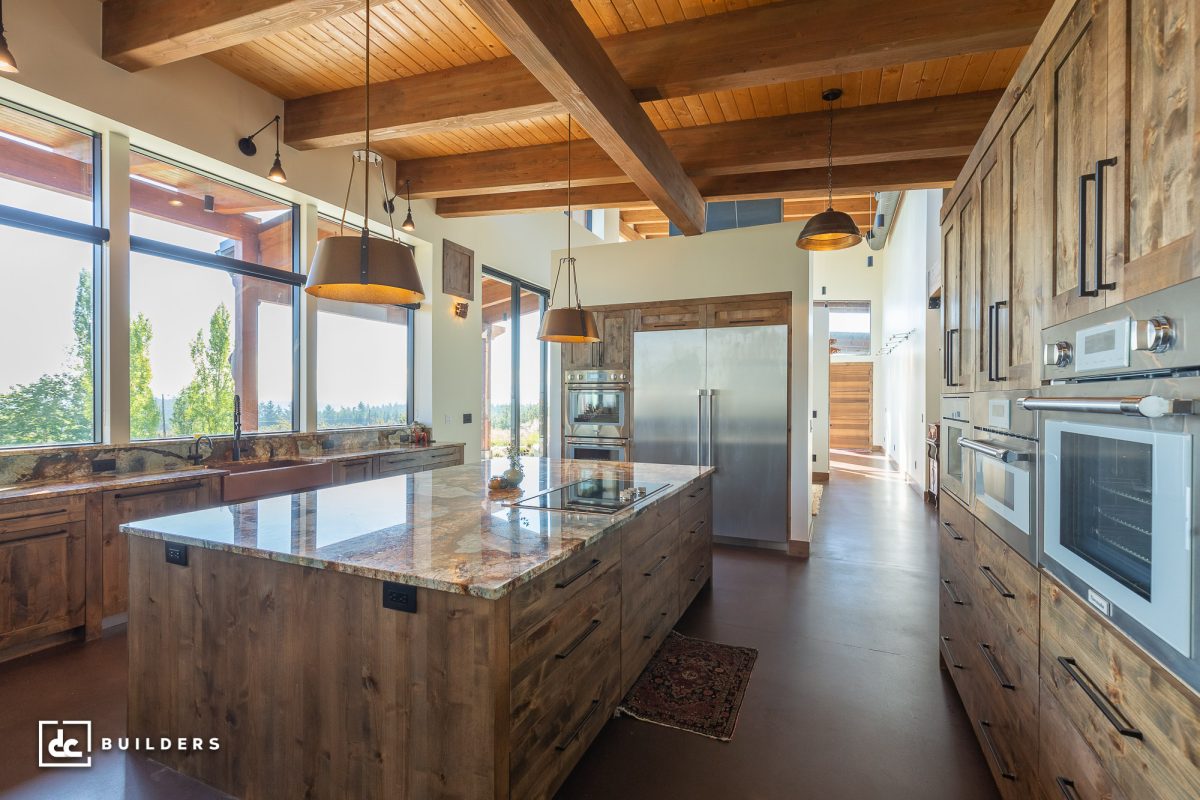 modern rustic kitchen
